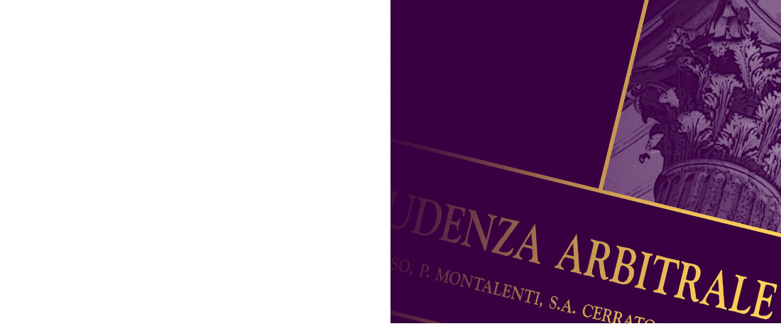 Giurisprudenza Arbitrale - Rivista di dottrina e giurisprudenza